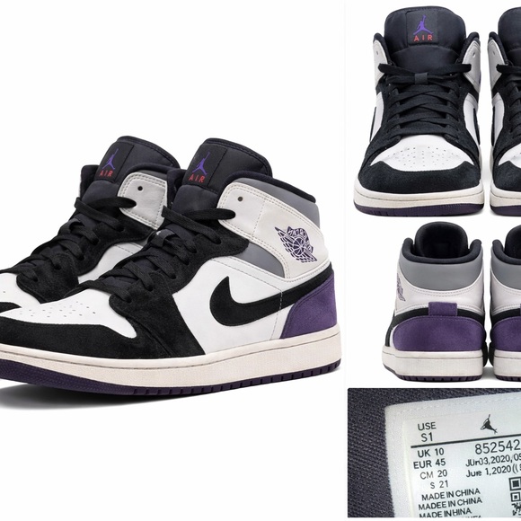 Jordan Other - Nike Air Jordan 1 Mid SE 'Varsity Purple'